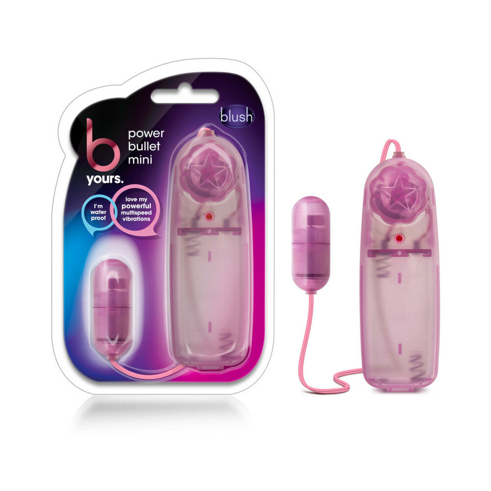 B Yours Power Bullet Mini Remote-Controlled Egg Vibrator Pink - Fantasies Boutique