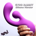 BANG! Gyro Rabbit Silicone Vibrator Purple