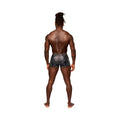 Male Power S'naked Pouch Short Black/Blue XL - Fantasies Boutique