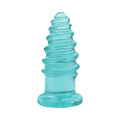 Crystal Jellies Anal Twist 5 in. Teal