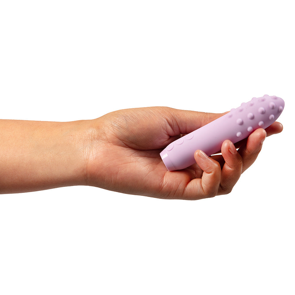 Je Joue Duet Rechargeable Silicone Multi-Surfaced Bullet Vibrator Lilac - Fantasies Boutique