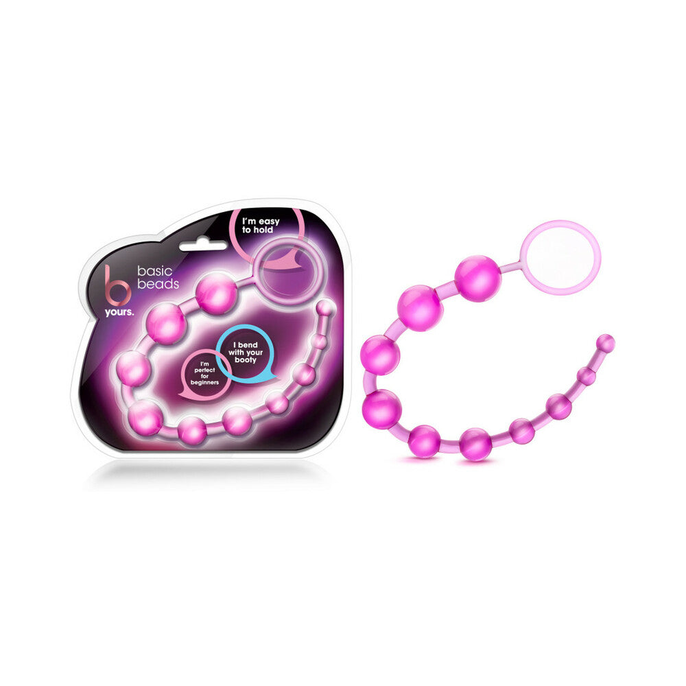 Blush B Yours Basic Beads 12.75 in. Pink - Fantasies Boutique