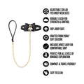 Temptasia Ardor Collar & Leash Black with Bow