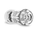 M for Men Soft + Wet Magnifier Self-Lubricating See-Through Stroker Clear