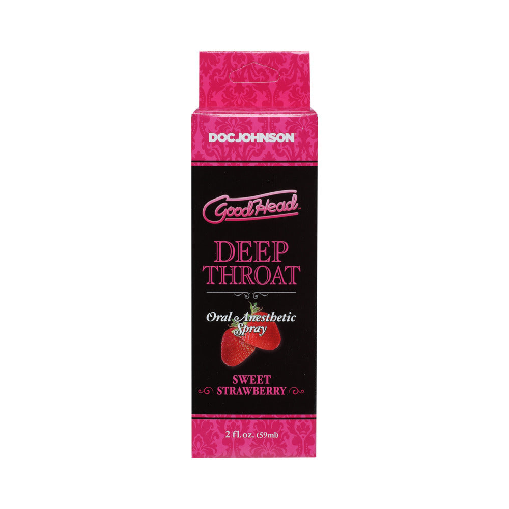 GoodHead - Deep Throat Spray - Sweet Strawberry - Fantasies Boutique