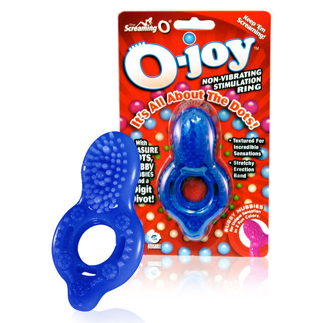 Screaming O O-joy Cock Ring Blue - Fantasies Boutique