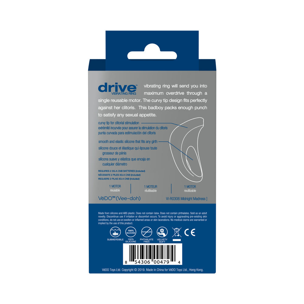 VeDO Drive Vibrating Ring - Midnight Madness