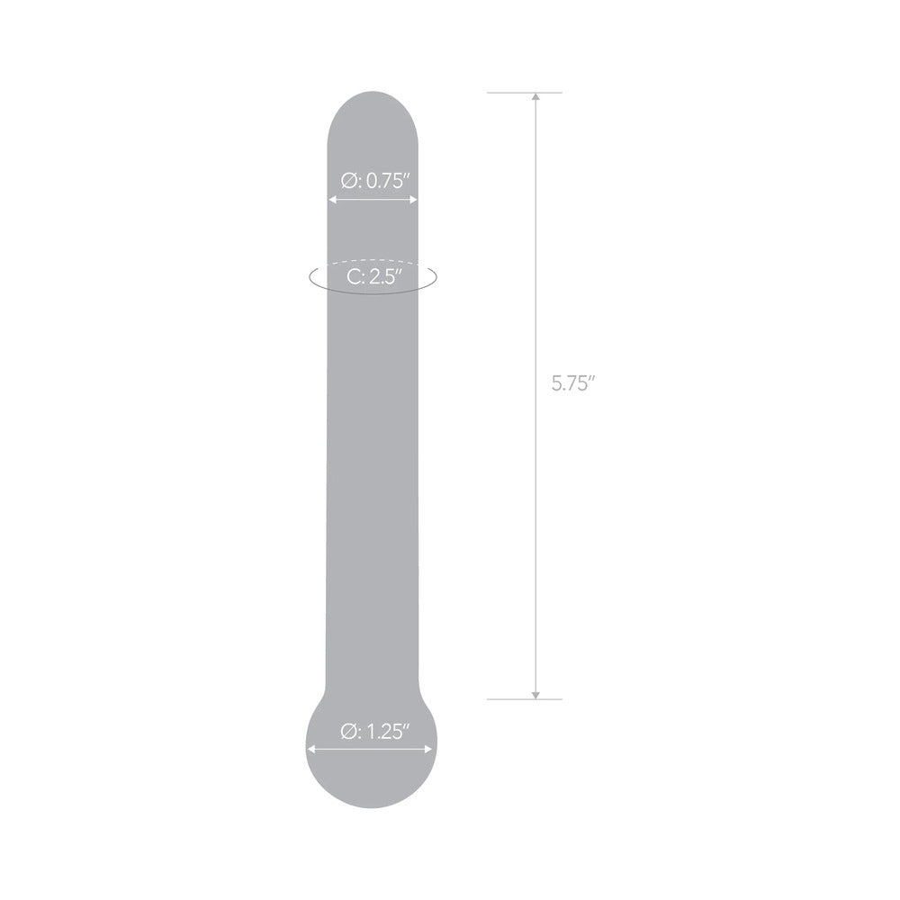 Glas 7 in. Straight Glass Dildo - Fantasies Boutique