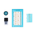 Le Wand All That Glimmers Petite Rechargeable Vibrating Massager Special Edition Set Light Blue - Fantasies Boutique