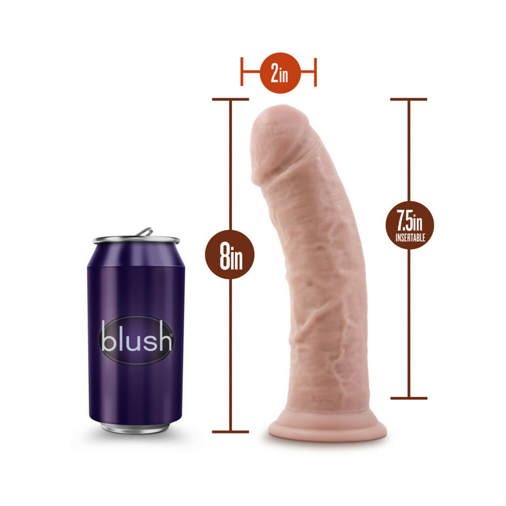 Dr. Skin Realistic 8 in. Dildo Beige - Fantasies Boutique