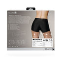 Ouch! Vibrating Strap-on Boxer Black XS/S - Fantasies Boutique