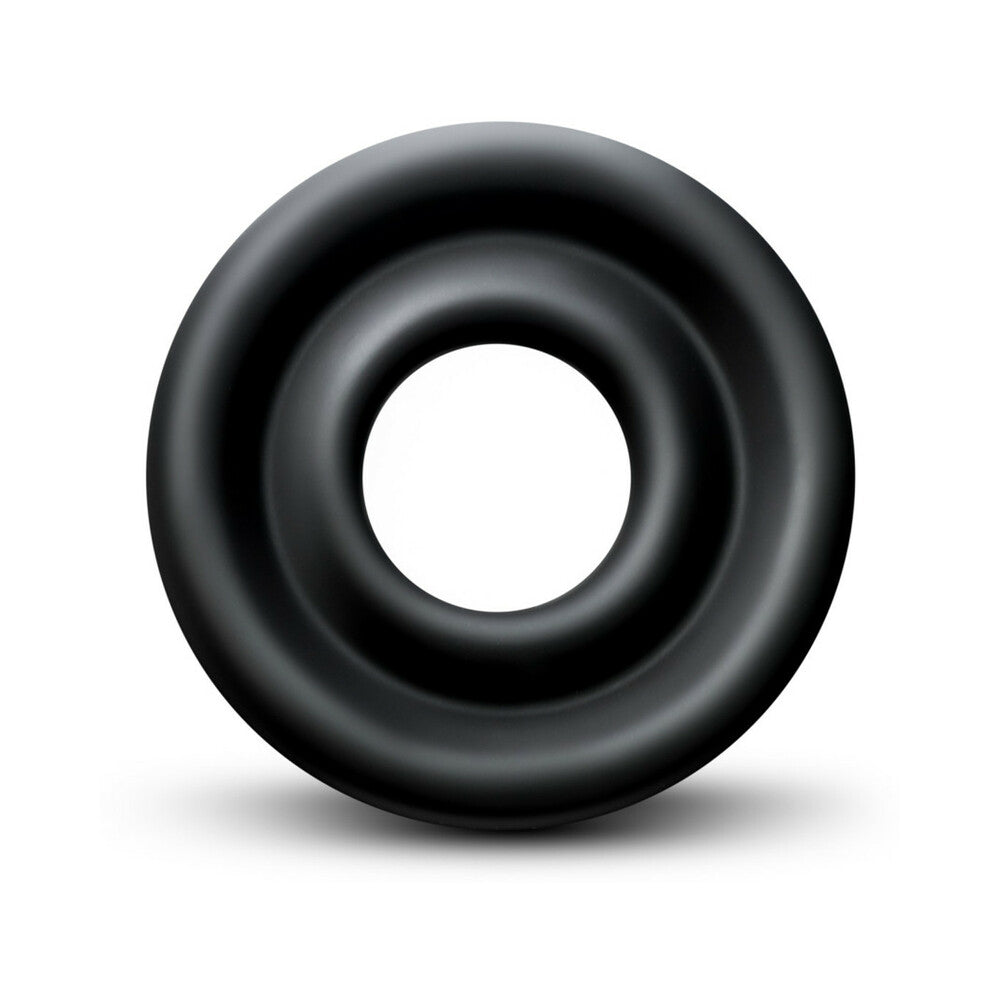 Performance Silicone Pump Sleeve Medium Black - Fantasies Boutique