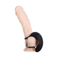 Zero Tolerance Vibrating Ball Cradle Rechargeable Remote-Controlled Silicone Cockring Black - Fantasies Boutique