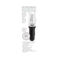 Zero Tolerance Cyclone Rechargeable Vibrating Spinning Stroker Black Clear - Fantasies Boutique