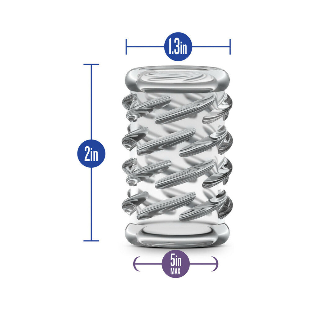 Blush Stay Hard Cock Sleeve 06 Penis Enhancer Clear - Fantasies Boutique