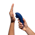 Womanizer Premium 2 Rechargeable Silicone Luxurious Pleasure Air Clitoral Stimulator Blueberry - Fantasies Boutique