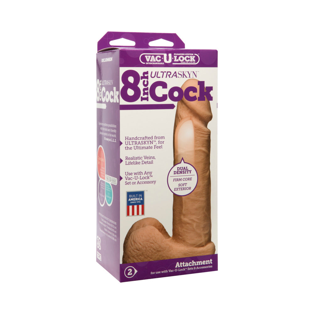 Vac-U-Lock - 8-Inch ULTRASKYN Cock White - Fantasies Boutique