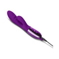 Le Wand Blend Rechargeable Double-Motor Silicone Rabbit Vibrator Dark Cherry - Fantasies Boutique