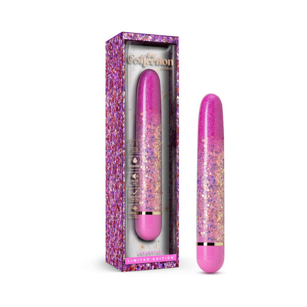 Blush The Collection Celestial Slimline Vibrator Pink - Fantasies Boutique