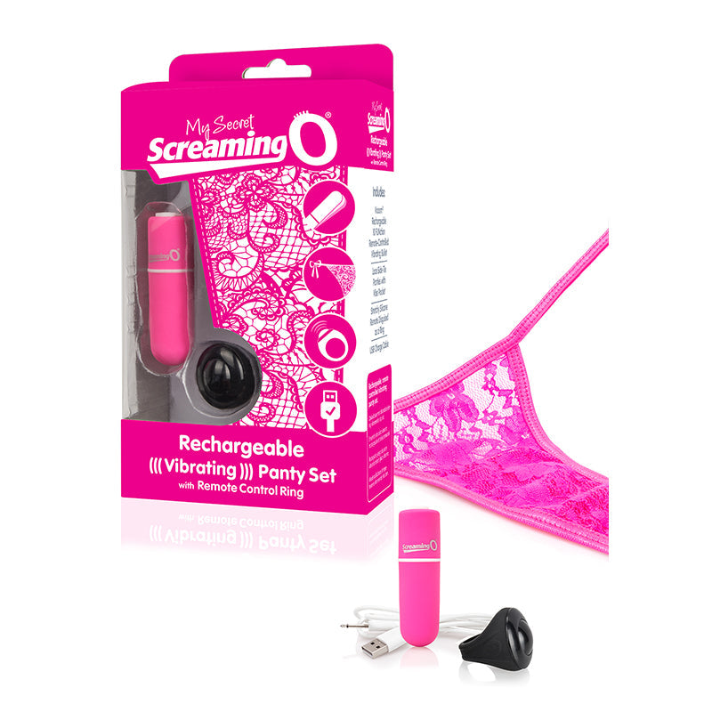 Screaming O My Secret Charged Remote Control Panty Vibe - Pink - Fantasies Boutique