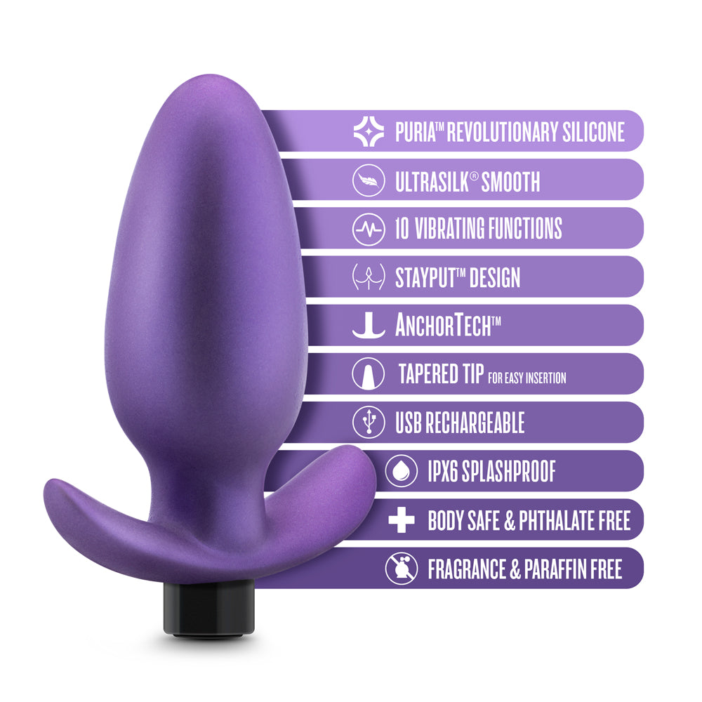 Anal Adventures Matrix Excelsior Plug Astro Violet - Fantasies Boutique