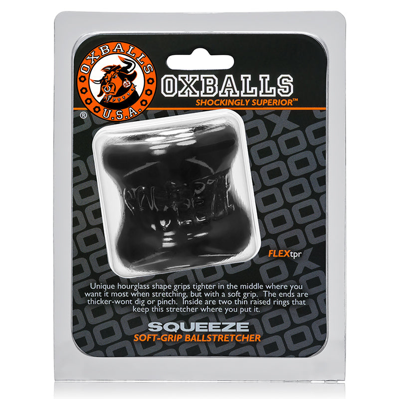 OxBalls Squeeze, Ball Stretcher, Black - Fantasies Boutique
