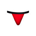 Male Power Hot Mesh Jock Black/Red L/XL
