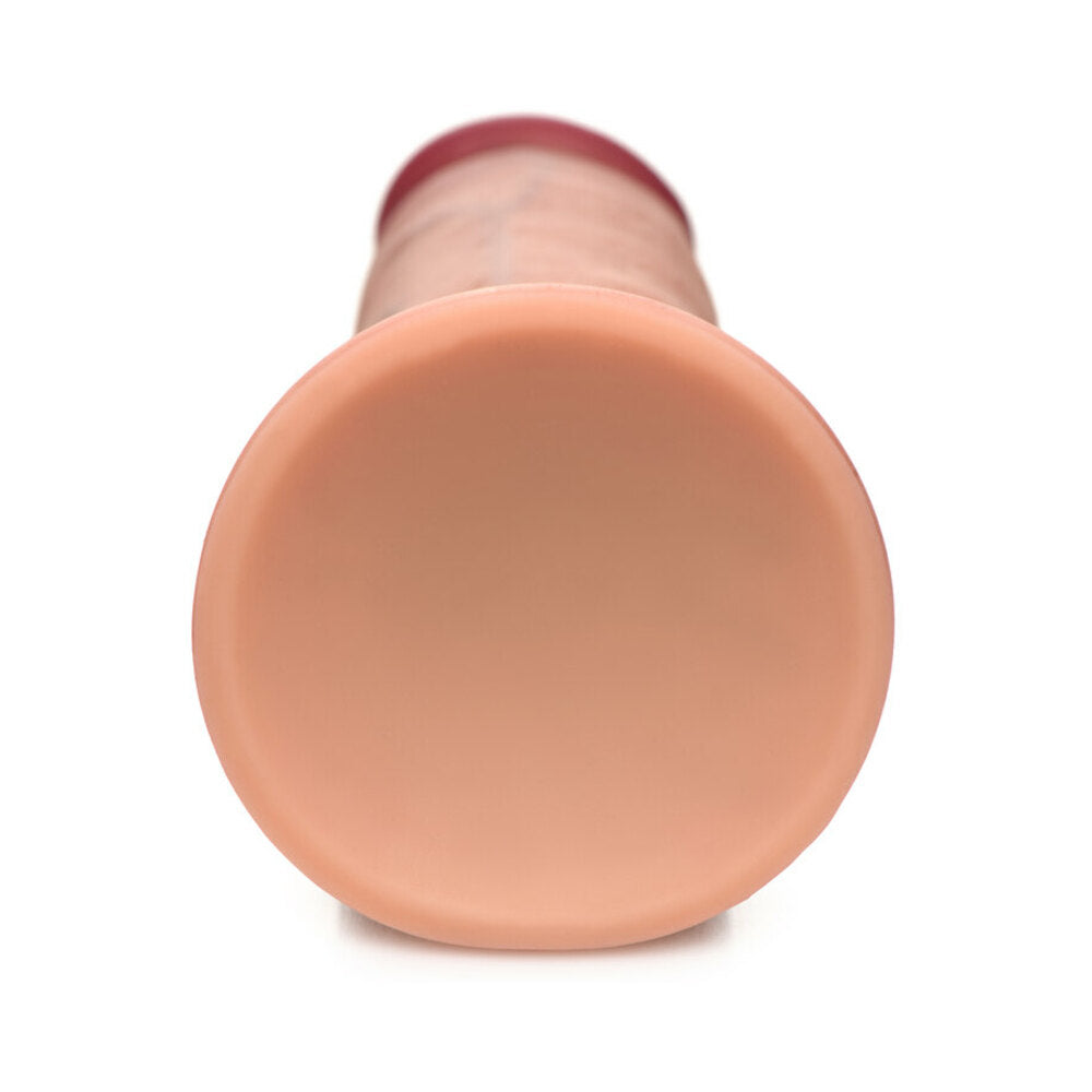 Curve Toys Jock Dual Density 7 in. Silicone Dildo with Suction Cup Light - Fantasies Boutique