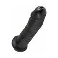 King Cock 9 in. Cock Realistic Dildo With Suction Cup Black - Fantasies Boutique