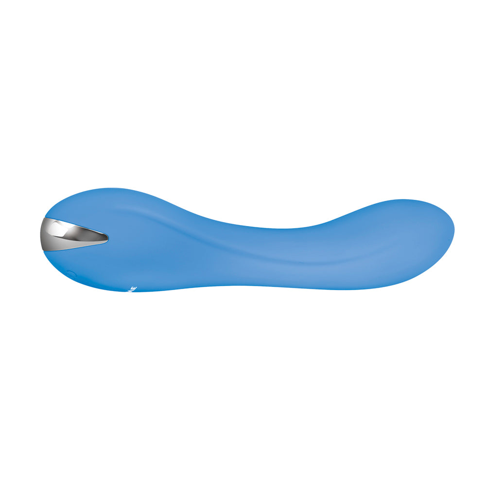 Evolved Blue Crush Rechargeable Silicone G-Spot Vibrator Blue - Fantasies Boutique