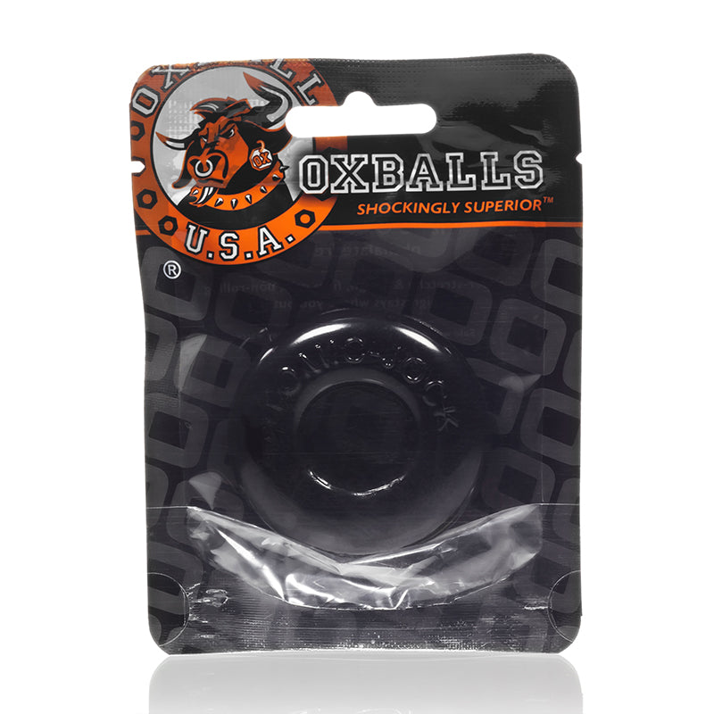 OxBalls Do-Nut- 2, Cockring, Large, Black - Fantasies Boutique