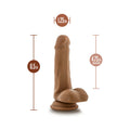 Dr. Skin Dr. Jeffrey 6.5 in. Dildo with Balls Tan - Fantasies Boutique