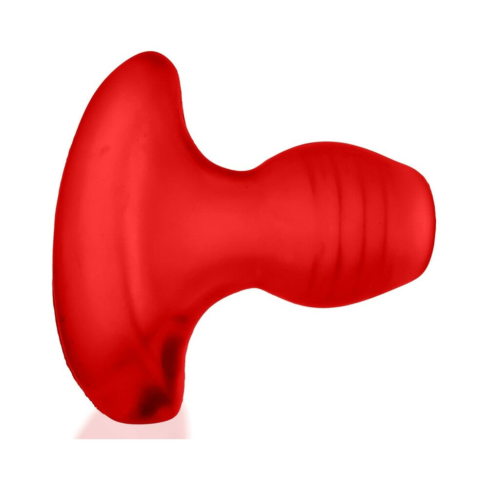 Oxballs Glowhole-2 Hollow Buttplug With LED Insert Large Red Morph - Fantasies Boutique