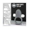Blush Noje C1.Ring Rechargeable Vibrating Silicone Cockring Slate - Fantasies Boutique