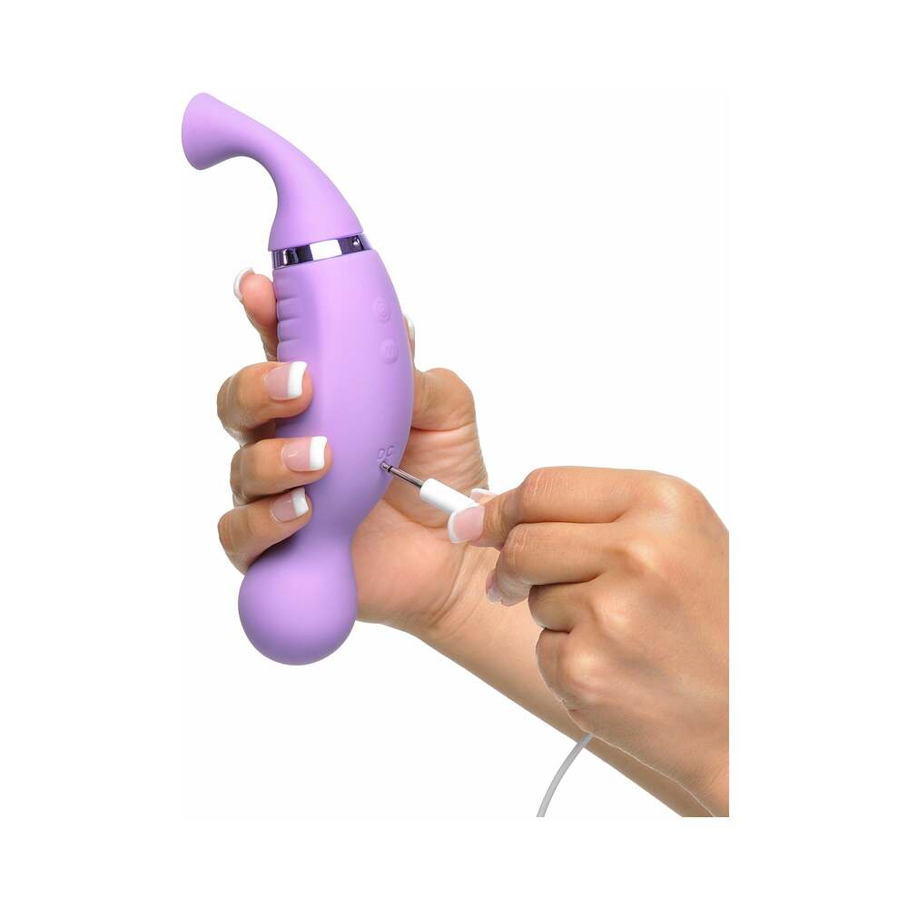 Fantasy For Her Ultimate Climax-Her Dual Stimulator Purple - Fantasies Boutique