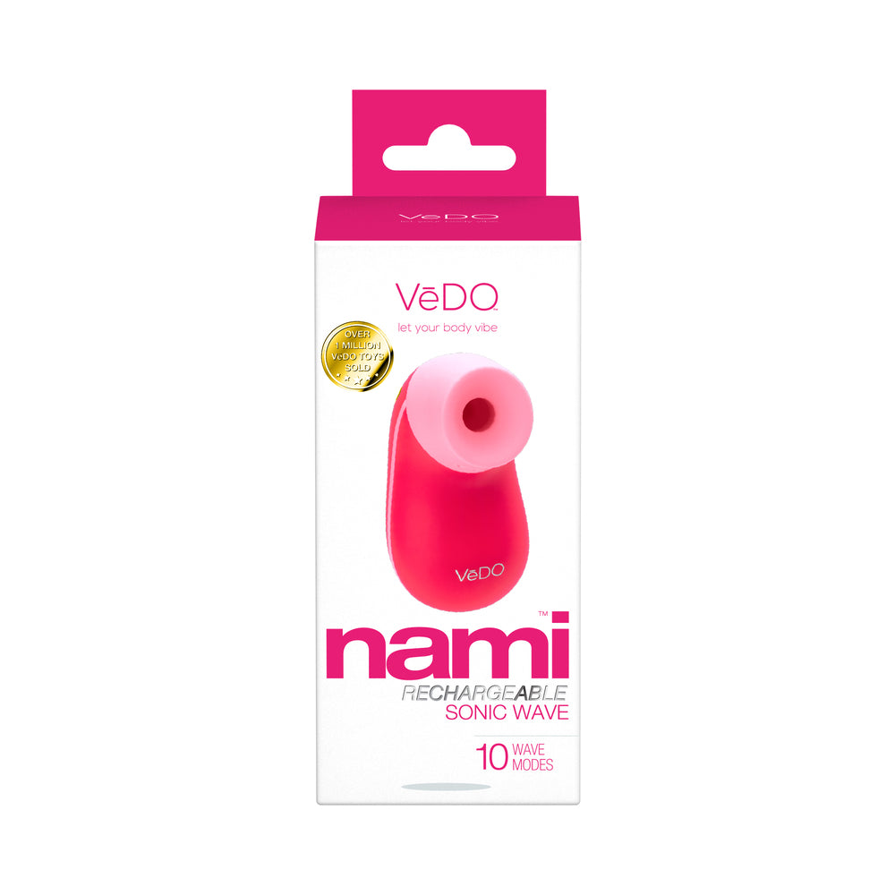 Vedo Nami Rechargeable Sonic Vibe Foxy Pink - Fantasies Boutique