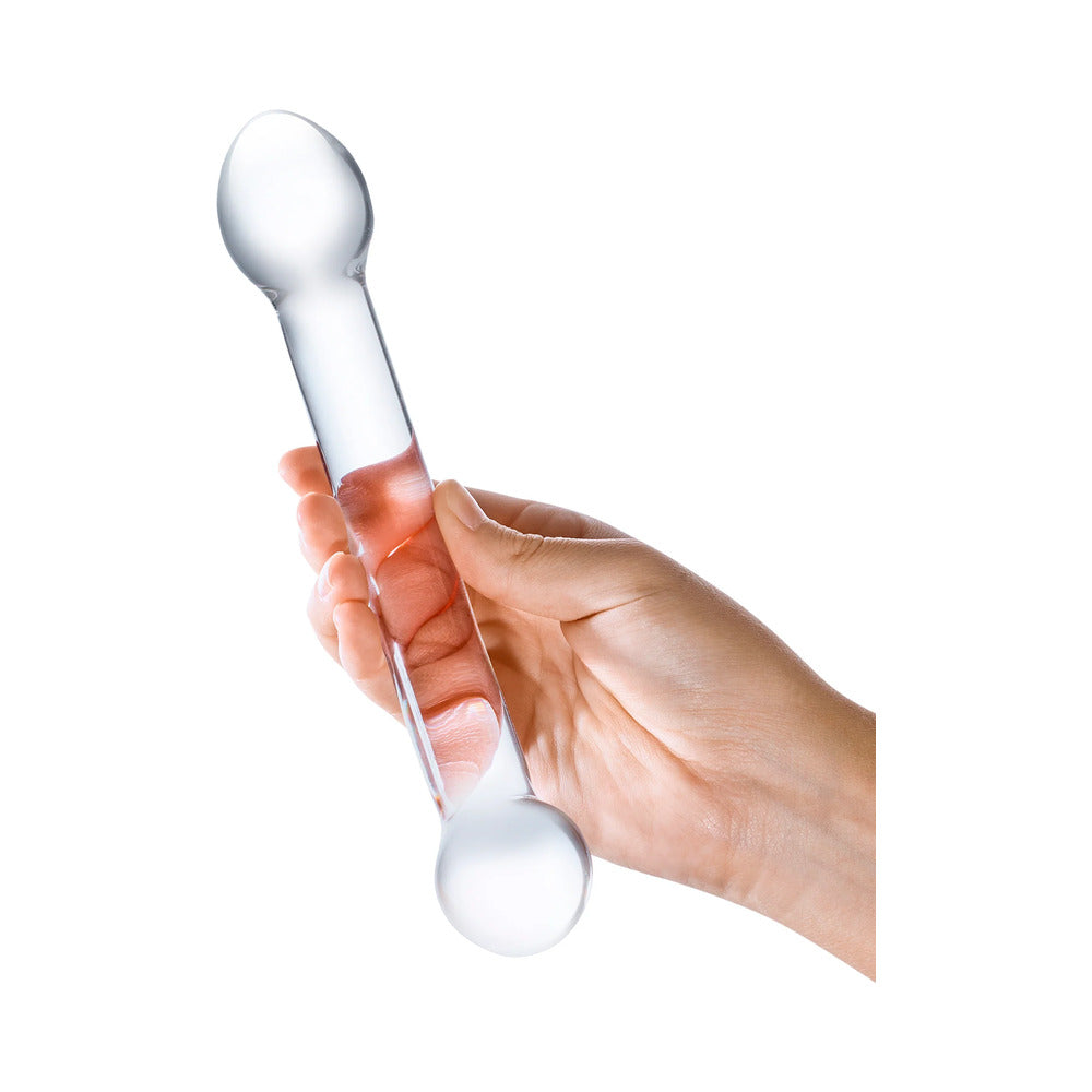 Glas 7 in. Curved Glass G Spot Stimulator - Fantasies Boutique