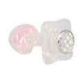 Booty Bling Jeweled Wearable Silicone Plug Small Translucent