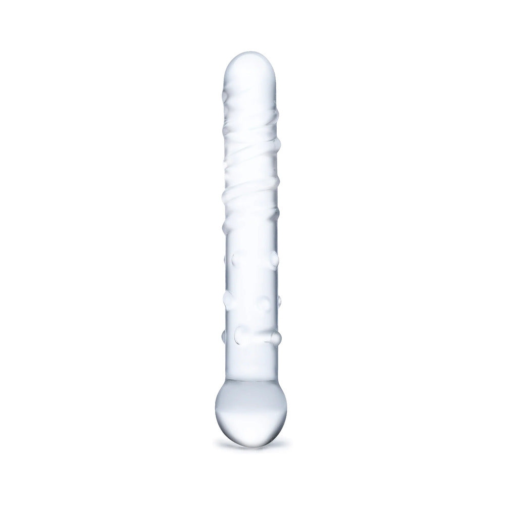 Glas 7 in. Callisto Clear Glass Dildo - Fantasies Boutique