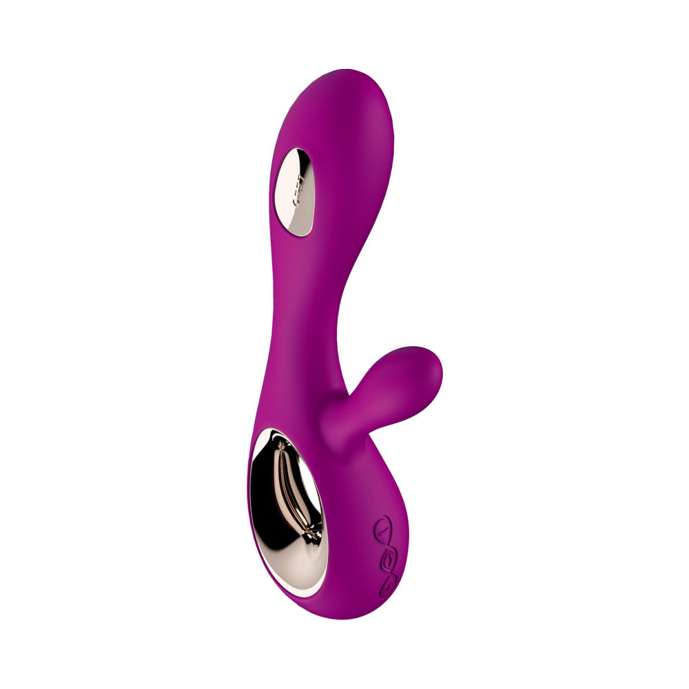 LELO SORAYA WAVE Rechargeable Rabbit Vibrator Deep Rose - Fantasies Boutique