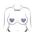 Pastease Tits My Birthday! Heart Breast Pasties with Confetti
