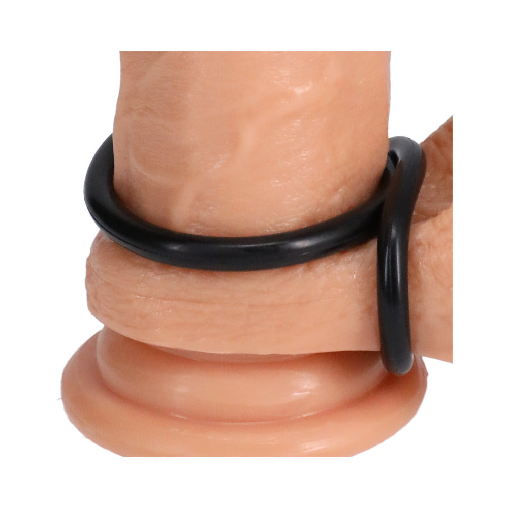 Rock Solid Tri-Pack Rubber Gasket (1.25in, 1.5in, 2in) Black - Fantasies Boutique