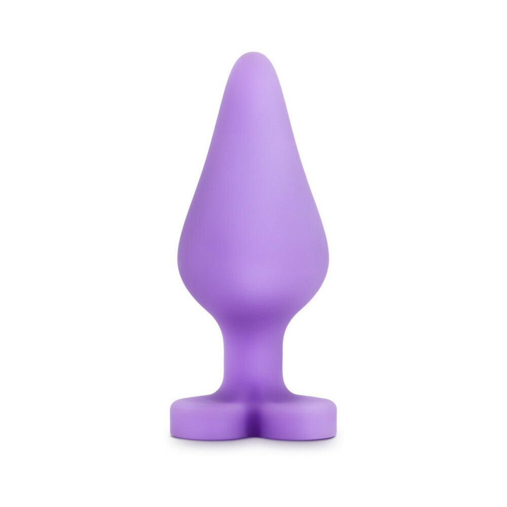 Blush Play with Me Naughty Candy Hearts 'Do Me Now' Anal Plug Purple - Fantasies Boutique