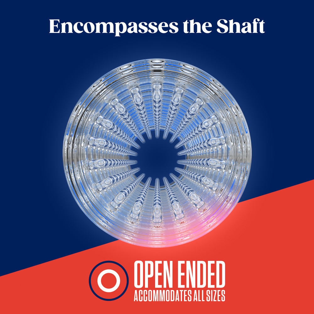 RIZE! Strokez Stimulating Stroker Clear - Fantasies Boutique