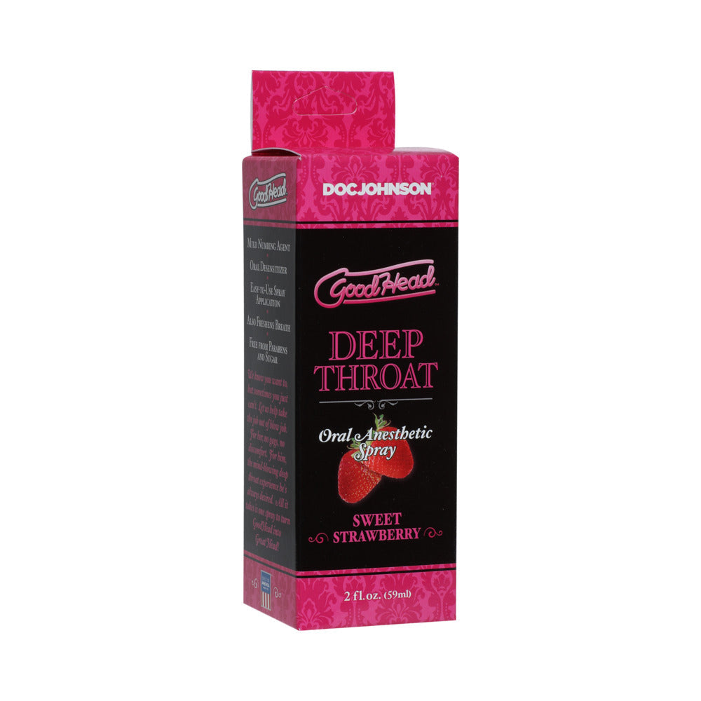 GoodHead - Deep Throat Spray - Sweet Strawberry - Fantasies Boutique