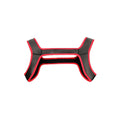 Ouch! Puppy Play Neoprene Harness Red L/XL - Fantasies Boutique