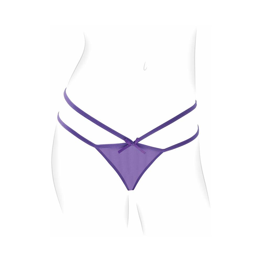 Fantasy For Her Petite Panty Thrill-Her Panty & Vibrator Purple - Fantasies Boutique