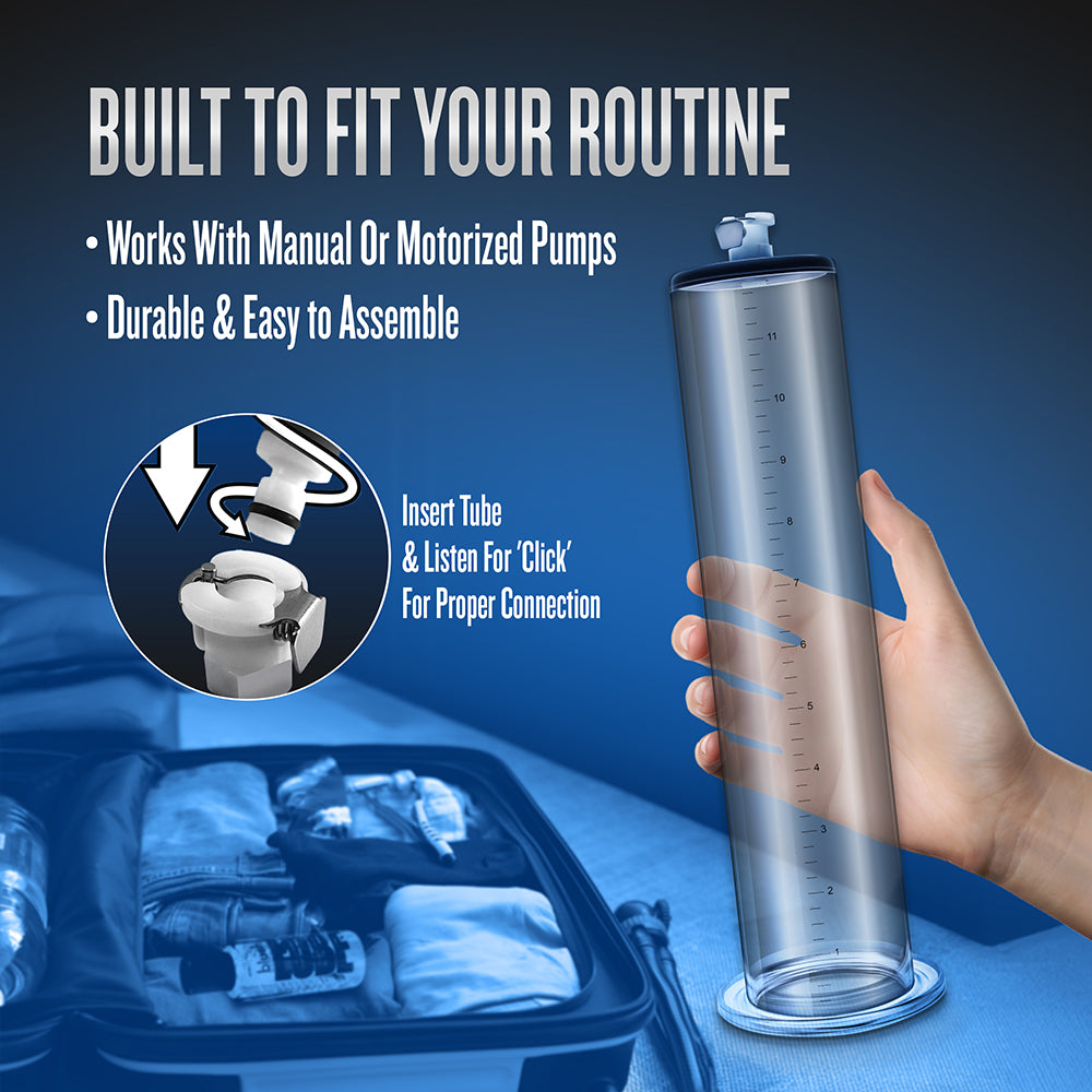 Performance - 12in x 2.5in Penis Pump Cylinder - Clear
