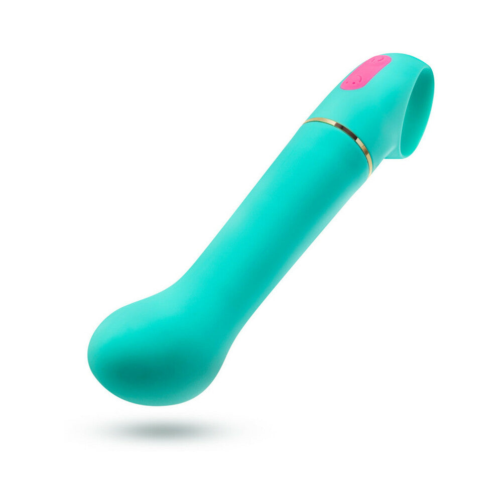 Aria Flirty AF Silicone G-Spot Vibrator Teal - Fantasies Boutique