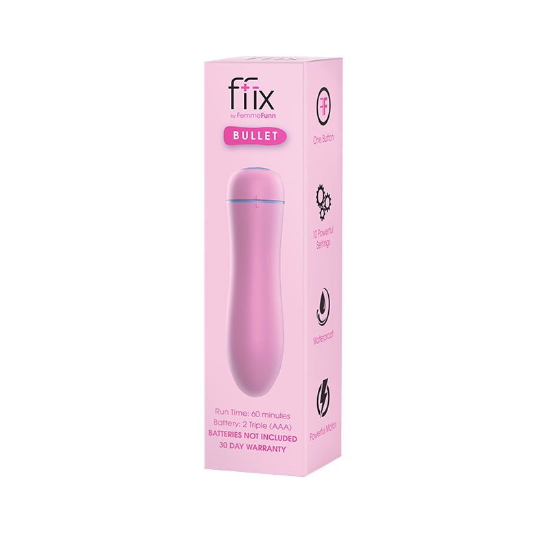 FemmeFunn FFIX Bullet Waterproof Vibrator Light Pink - Fantasies Boutique